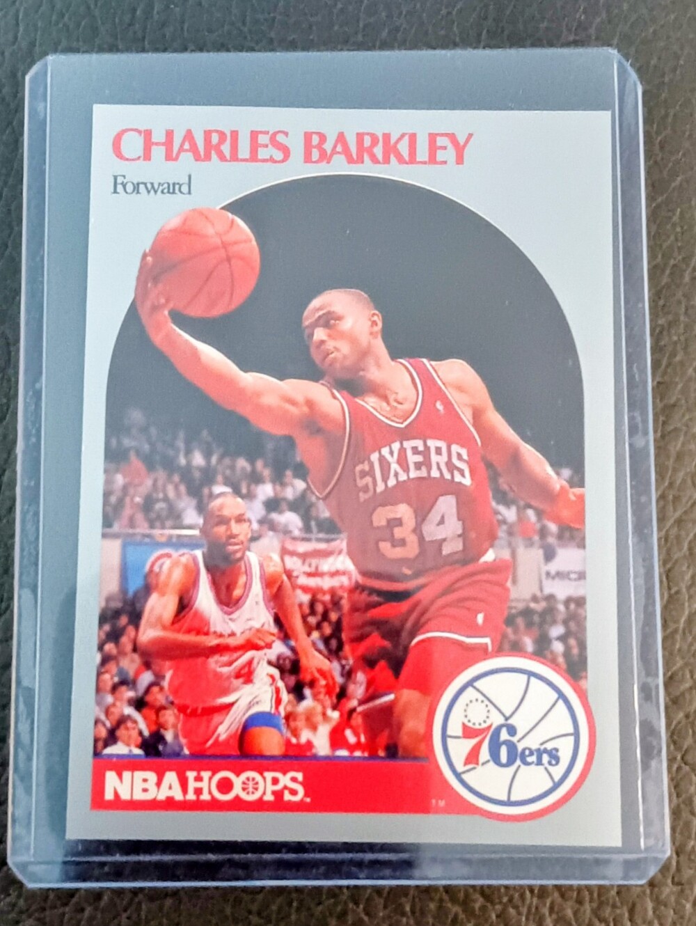 1990 NBA Hoops CHARLES BARKLEY #225 Basketball Card Philadelphia 76ers